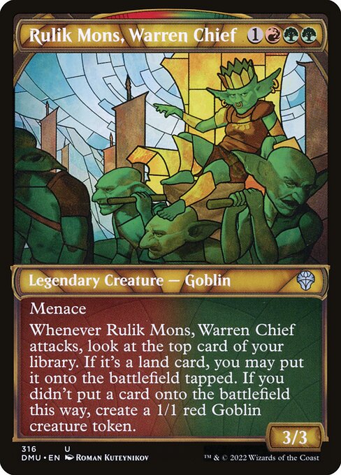 Rulik Mons, Warren Chief (Showcase) - Dominaria United