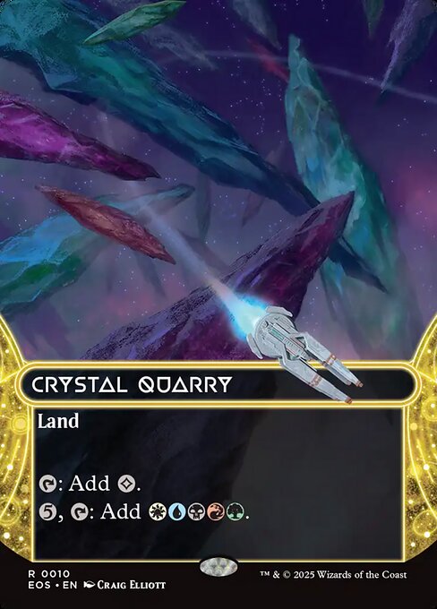 Crystal Quarry (0010) (Borderless) - Edge of Eternities: Stellar Sights