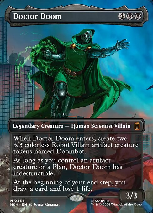 Doctor Doom (Borderless) (336) - Marvel Super Heroes