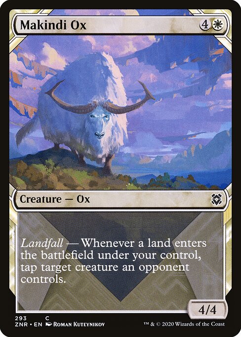Makindi Ox (Showcase) - Zendikar Rising