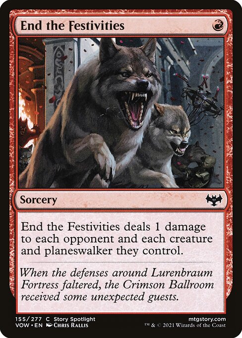 End the Festivities (Foil) - Innistrad: Crimson Vow