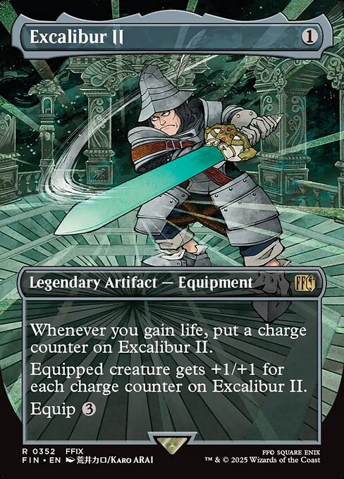 Excalibur II (Borderless) (Foil) - FINAL FANTASY