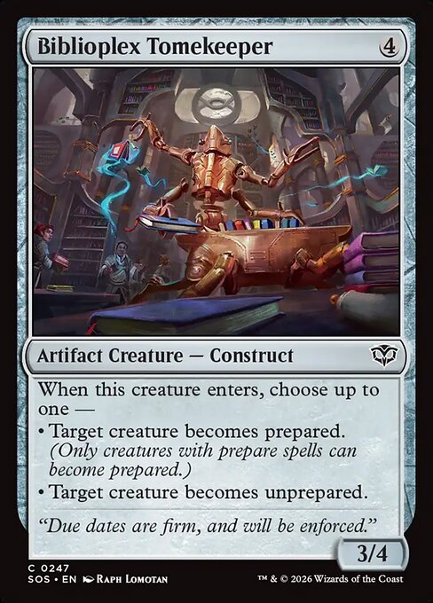 Biblioplex Tomekeeper - Secrets of Strixhaven
