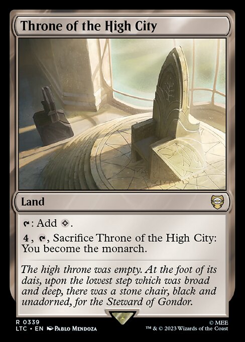 Throne of the High City - Commander: The Lord of the Rings: Tales of Middle-earth
