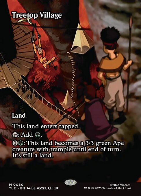 Treetop Village (Borderless) (Foil) - Avatar: The Last Airbender: Eternal-Legal