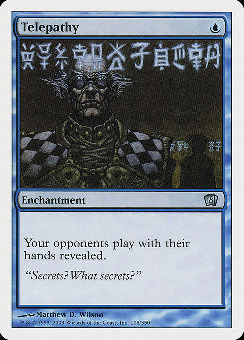 Telepathy (Foil) - 8th Edition