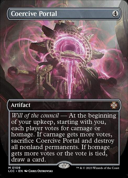 Coercive Portal (Borderless) - Commander: The Lost Caverns of Ixalan