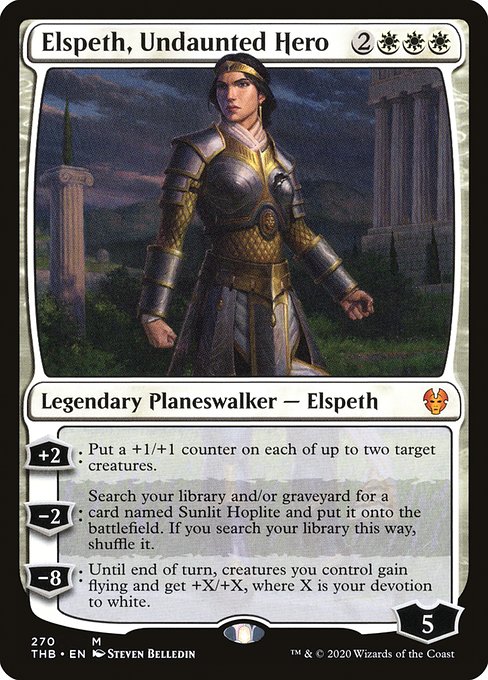 Elspeth, Undaunted Hero (Foil) - Theros Beyond Death