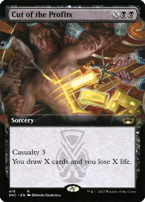 Cut of the Profits (Extended Art) - Streets of New Capenna