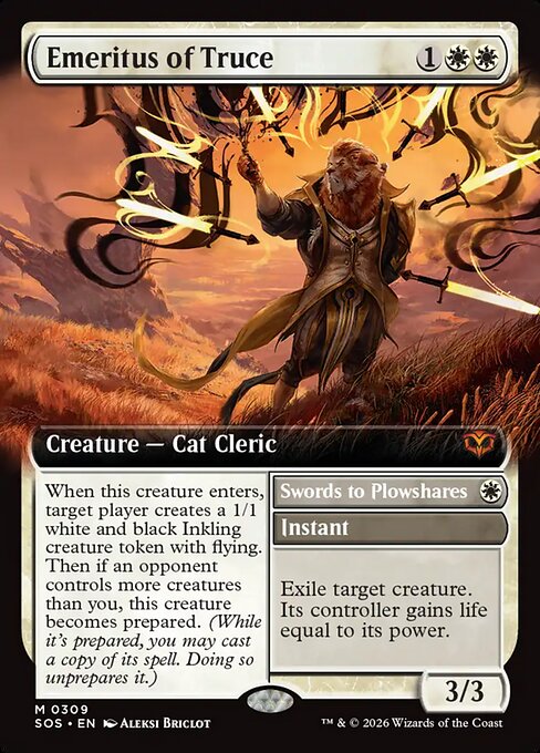 Emeritus of Truce (Extended Art) - Secrets of Strixhaven