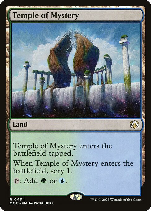 Temple of Mystery - Commander: March of the Machine