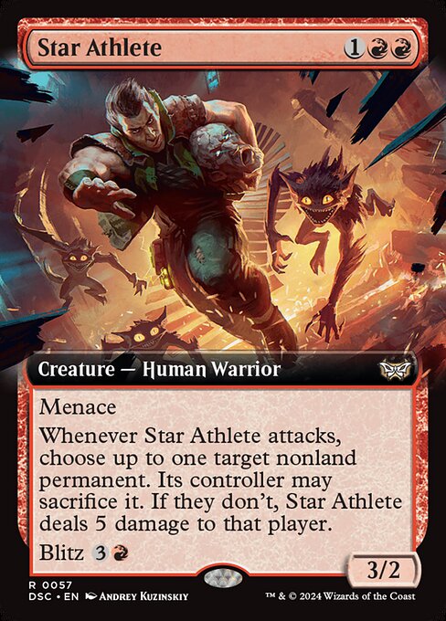 Star Athlete (Extended Art) - Commander: Duskmourn: House of Horror
