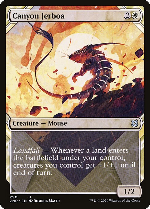 Canyon Jerboa (Showcase) - Zendikar Rising