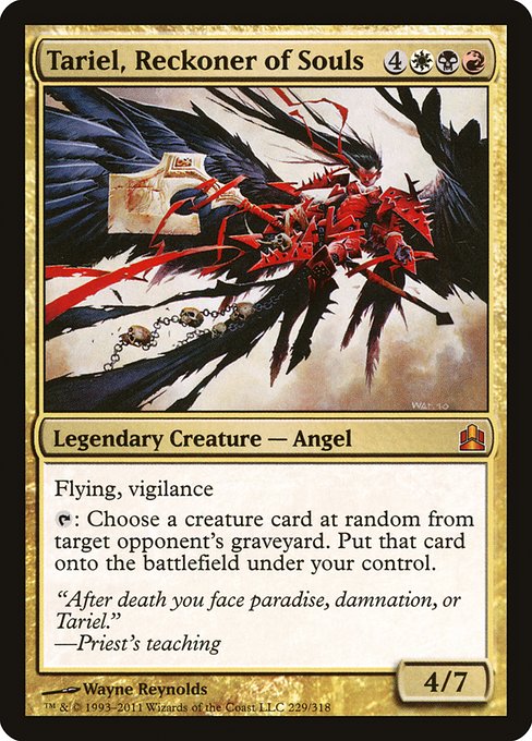Tariel, Reckoner of Souls - Commander