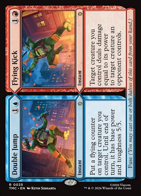 Double Jump // Flying Kick - Commander: Teenage Mutant Ninja Turtles