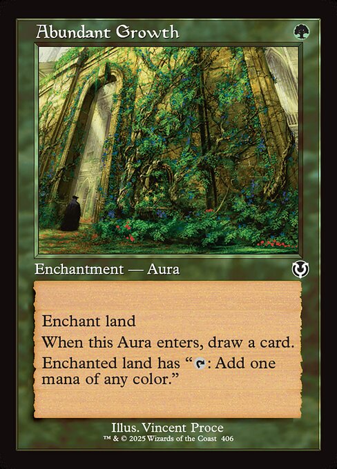 Abundant Growth (Retro Frame) - Innistrad Remastered