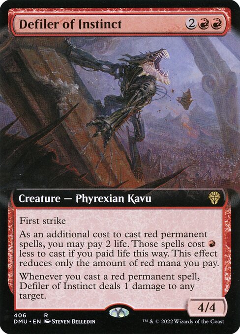 Defiler of Instinct (Extended Art) - Dominaria United