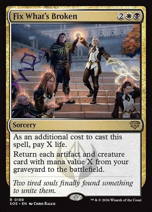 Fix What's Broken (Foil) - Secrets of Strixhaven
