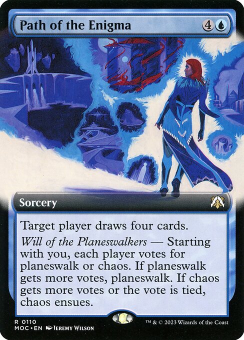 Path of the Enigma (Extended Art) - Commander: March of the Machine