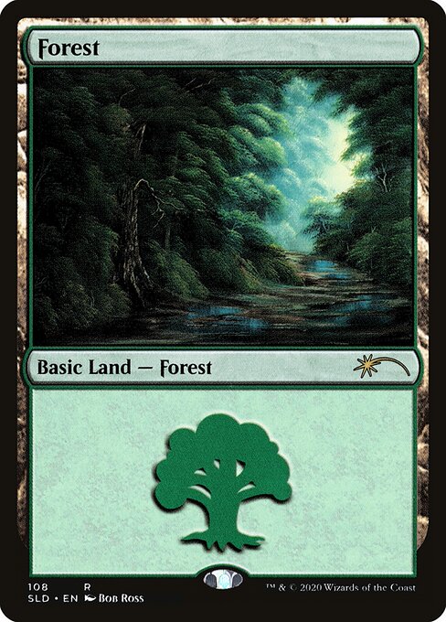Forest (108) (Bob Ross) - Secret Lair Drop Series
