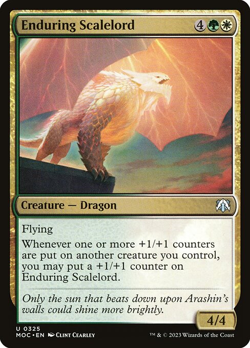 Enduring Scalelord - Commander: March of the Machine