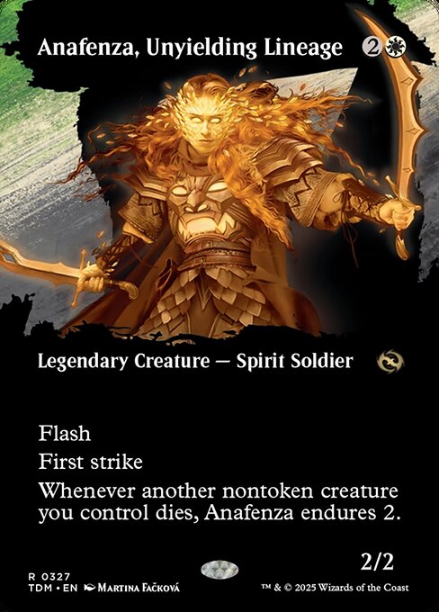 Anafenza, Unyielding Lineage (Borderless) - Tarkir: Dragonstorm