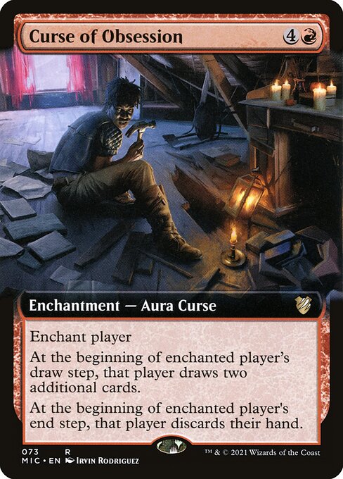 Curse of Obsession (Extended Art) - Commander: Innistrad: Midnight Hunt