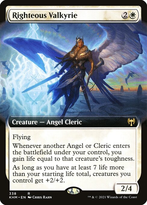 Righteous Valkyrie (Extended Art) - Kaldheim