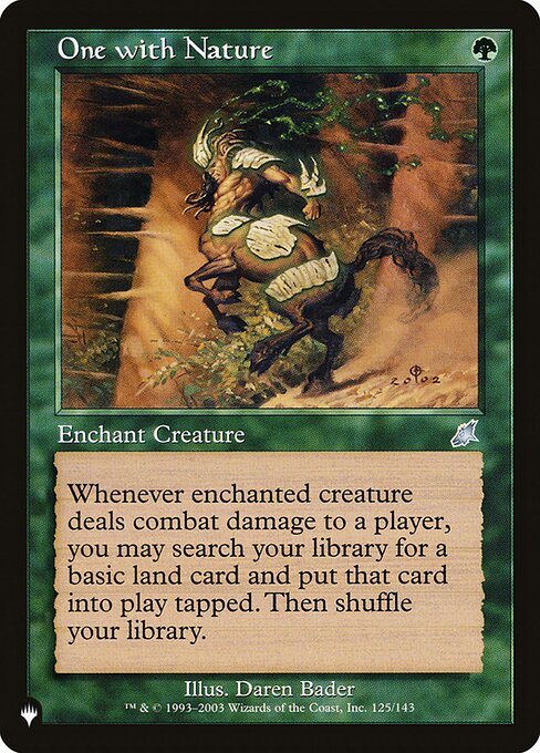 One with Nature - The List Reprints