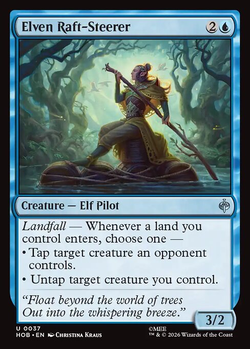 Elven Raft-Steerer (Foil) - The Hobbit