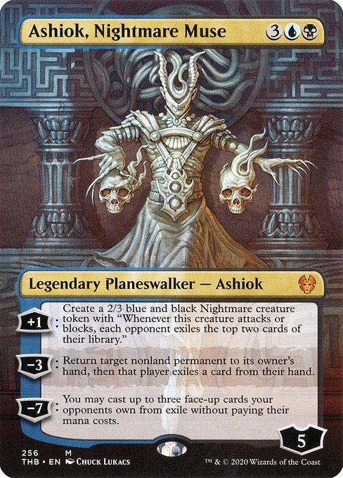 Ashiok, Nightmare Muse (Borderless) - Theros Beyond Death