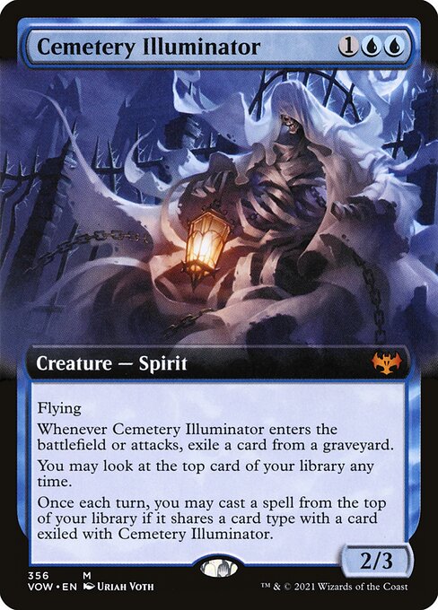 Cemetery Illuminator (Extended Art) - Innistrad: Crimson Vow
