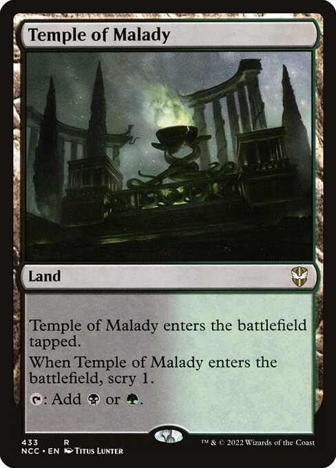 Temple of Malady - Commander: Streets of New Capenna