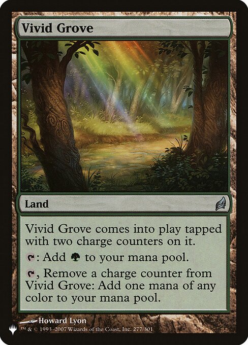 Vivid Grove - The List Reprints