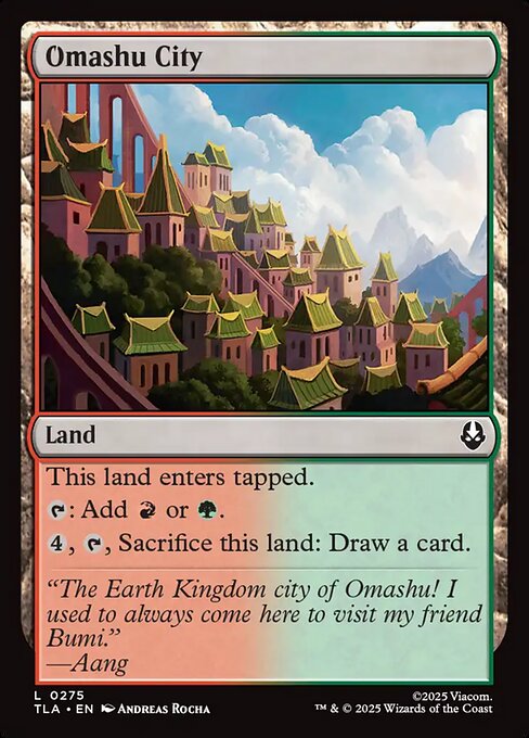 Omashu City (Foil) - Avatar: The Last Airbender