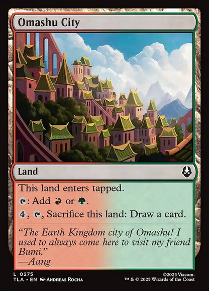 Omashu City (Foil) - Avatar: The Last Airbender