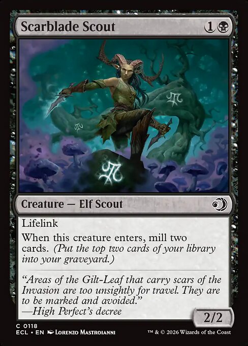 Scarblade Scout (Foil) - Lorwyn Eclipsed