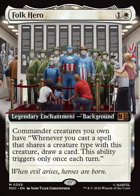 Folk Hero (Extended Art) - Commander: Marvel Super Heroes