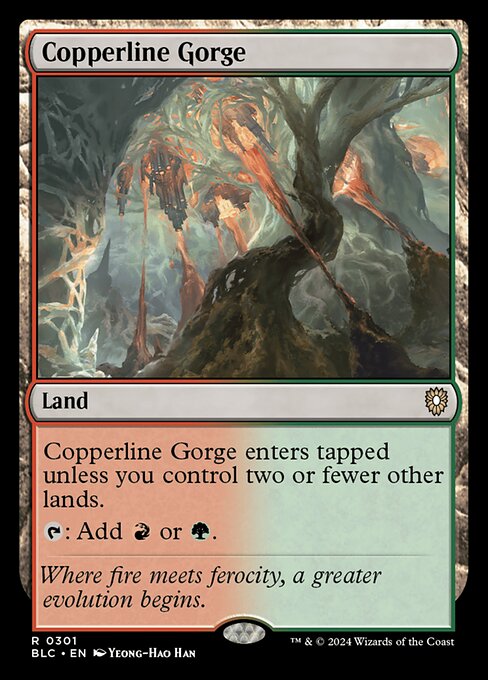 Copperline Gorge - Commander: Bloomburrow