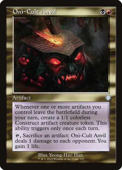 Oni-Cult Anvil (Retro Frame) - Commander: The Brothers' War