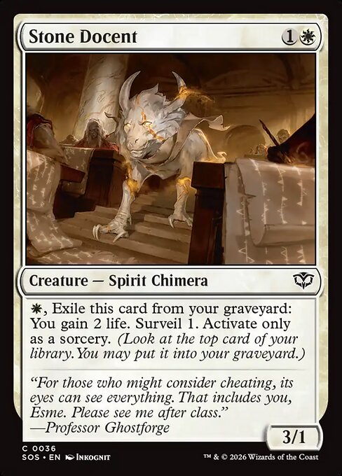 Stone Docent - Secrets of Strixhaven