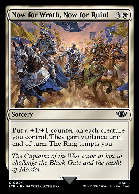 Now for Wrath, Now for Ruin! (Foil) - Universes Beyond: The Lord of the Rings: Tales of Middle-earth
