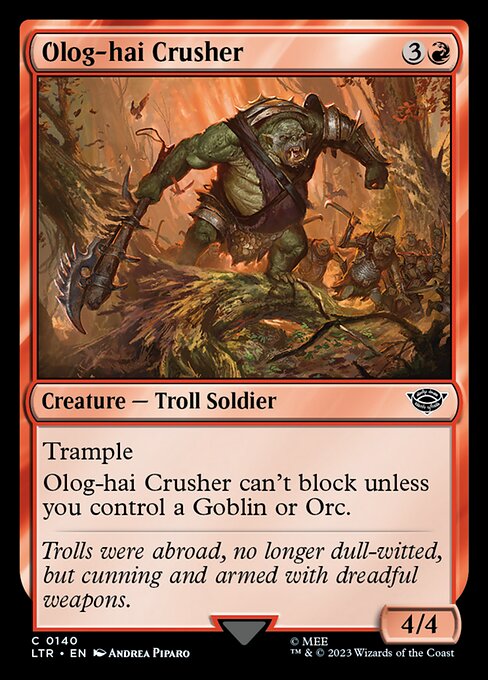 Olog-hai Crusher - Universes Beyond: The Lord of the Rings: Tales of Middle-earth