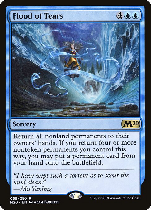 Flood of Tears (Foil) - Core Set 2020