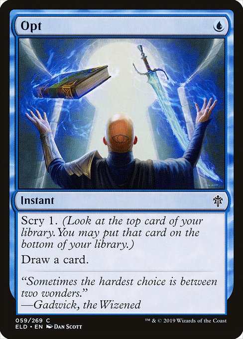 Opt (Foil) - Throne of Eldraine