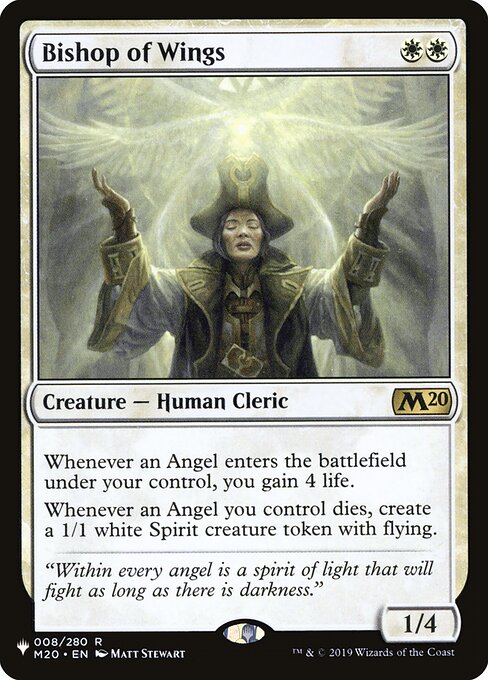 Bishop of Wings - The List Reprints