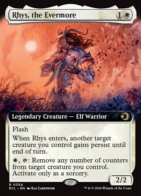 Rhys, the Evermore (Extended Art) (Foil) - Lorwyn Eclipsed