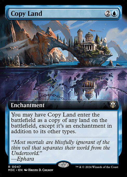 Copy Land (Extended Art) - Commander: Modern Horizons 3