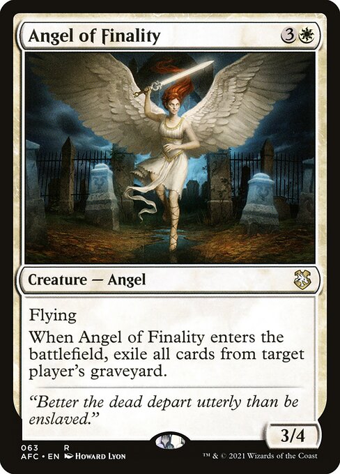 Angel of Finality - Commander: Adventures in the Forgotten Realms