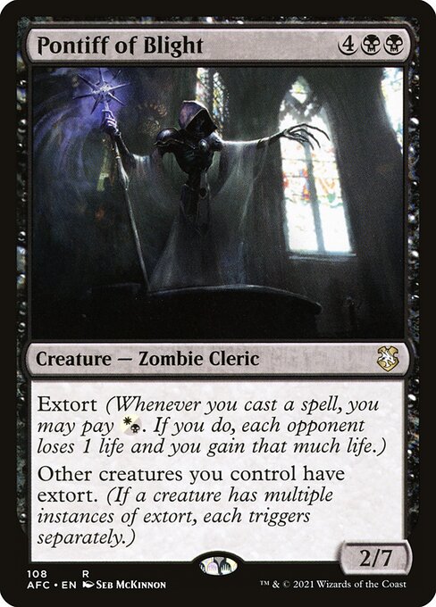 Pontiff of Blight - Commander: Adventures in the Forgotten Realms